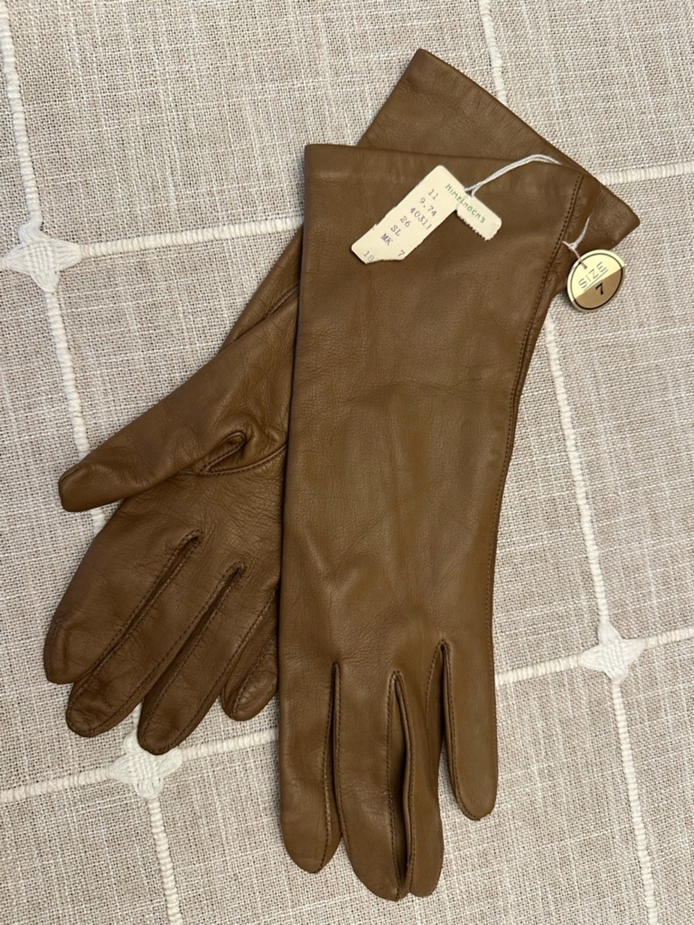 Vintage Leather Gloves New Old Stock